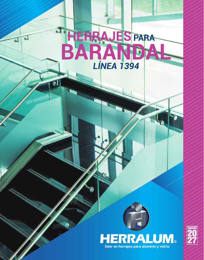 Portada de 2027 FOLLETO HERRAJES PARA BARANDAL 1394