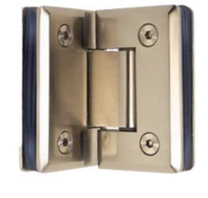 Bisagra Cristal Cristal 90° Acero Inox. Negro 