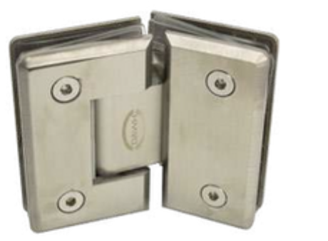 Bisagra Cristal Cristal 135° Acero Inox. Negro 