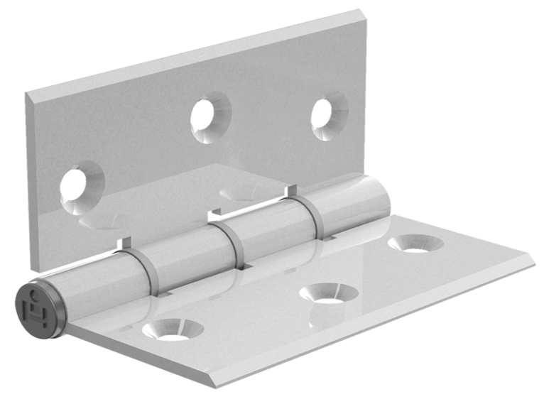 BISAGRA DE ALUMINIO TIPO LIBRO 3X3 
