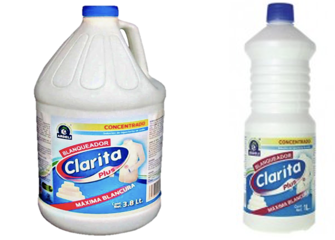 Blanqueador líquido Clarita Plus