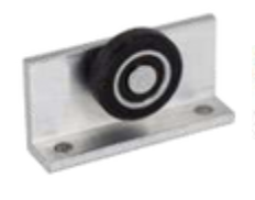 Carr. DAWH para baño de aluminio baja r. negra (Bolsa con 50 pzas.) 