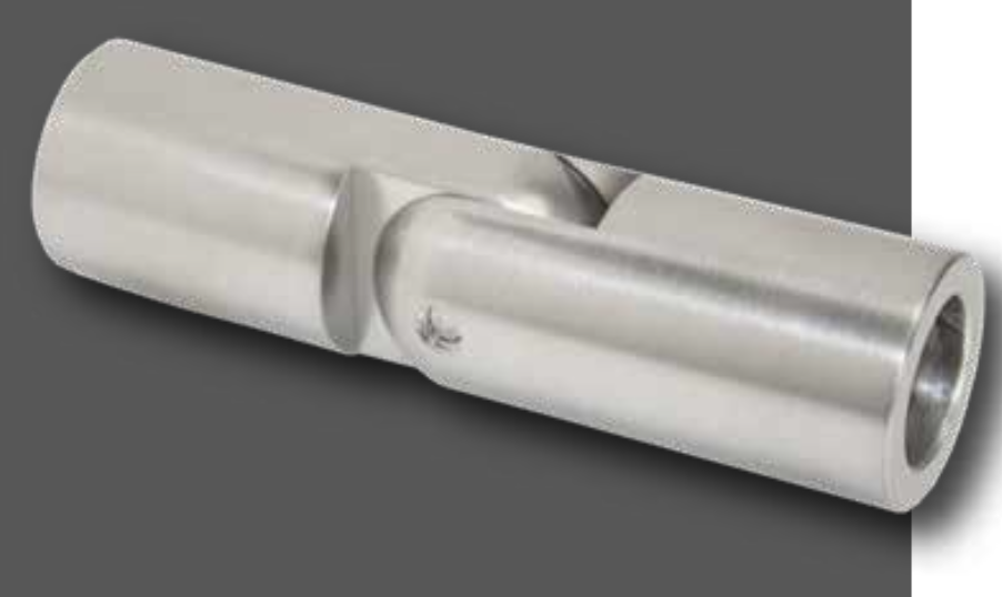 Conector Ajustable de Tubo a Tubo de Al Cromo 