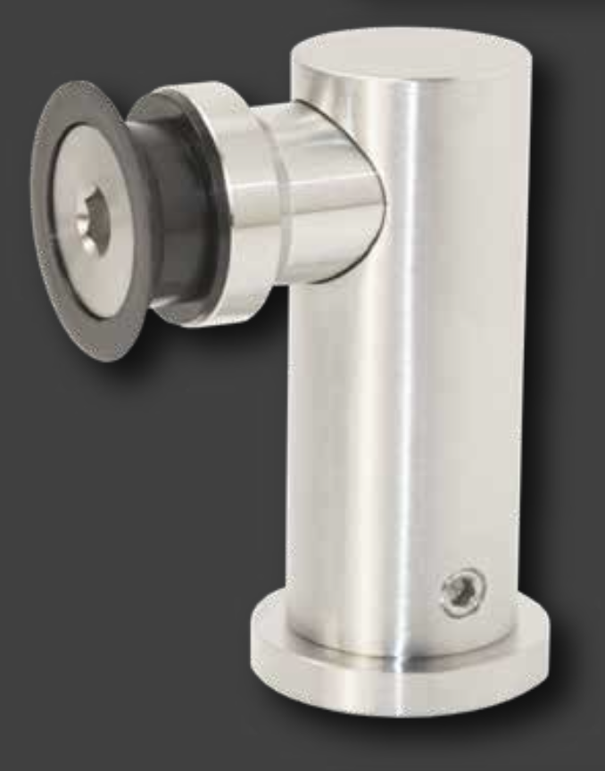 Conector para Vidrio Avellanado Acero Inox Satin 