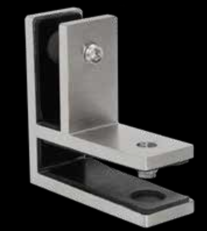 Conector Esquinero Rectangular 2 Acero Inox Negro 