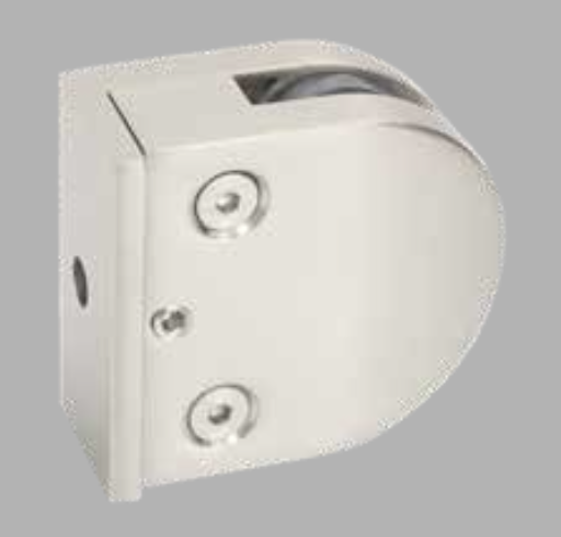 Conector Grapa Plano Zamak Negro (Incluye Perno para Opción a Resaque) 