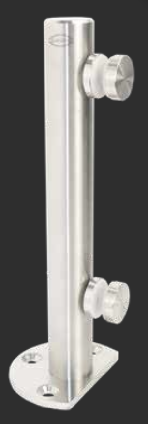 Miniposte DAWH Hueco Negro de 25 cm (Incluye Expansor y Tornillo de Acero Inox.) 