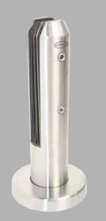 Miniposte Redondo De 23 cm Negro (Incluye Expansor y Tornillo de Acero Inox.) 