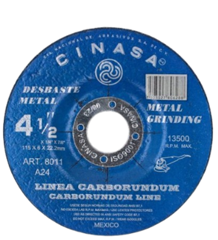 Disco de Desbaste para Metal Cinasa 4 1/2"