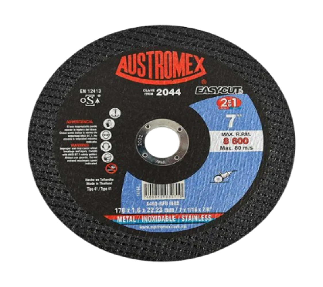 Disco Corte para Metal 7”Austromex