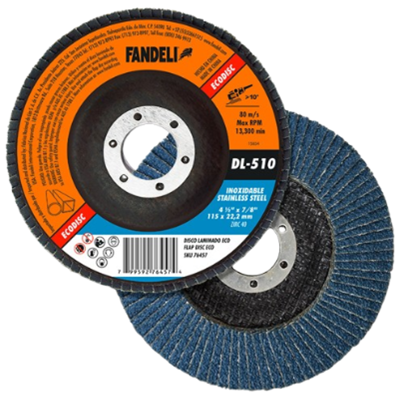 Disco Laminado 4-1/2" Fandeli G-40