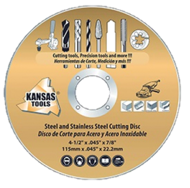 Discos de corte de metal 4 1/2"