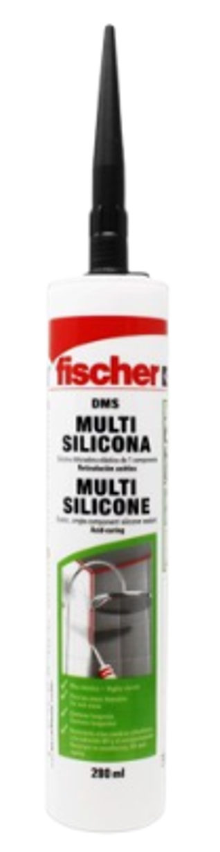 Silicón multiusos DMS Negro  Fischer