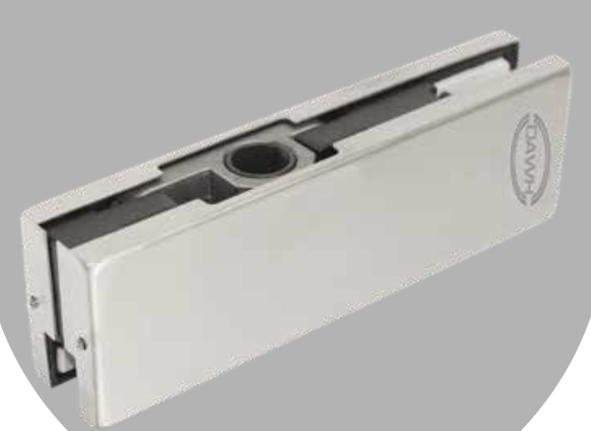 Herraje Superior para Cristal Templado 