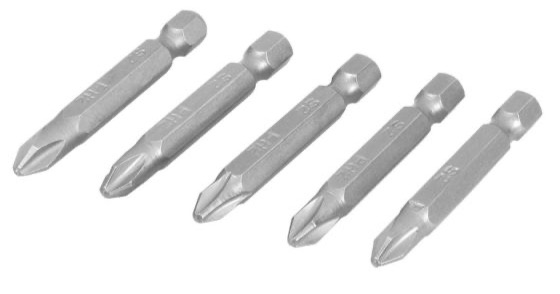 Juego de 5 puntas para desarmador