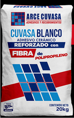 PEGAZULEJO CUVASA BLANCO
REFORZADO