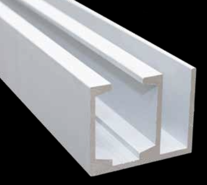 Perfil de Aluminio Fijo-Corredizo 3 Metros Natural