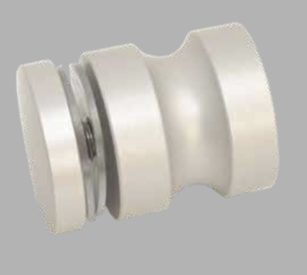 Perilla Línea De Aluminio Sencilla Natural 