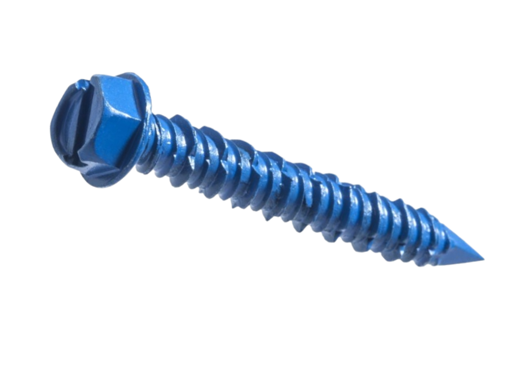 Pija Hexagonal azul p/Concreto 1/4 X 1 ¼”