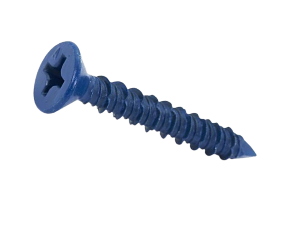 Pija Cabeza plana PH azul p/Concreto