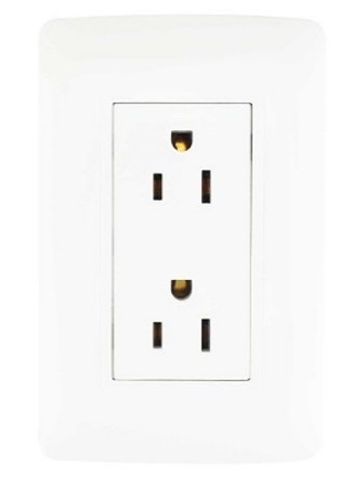 Placa con Contacto Doble