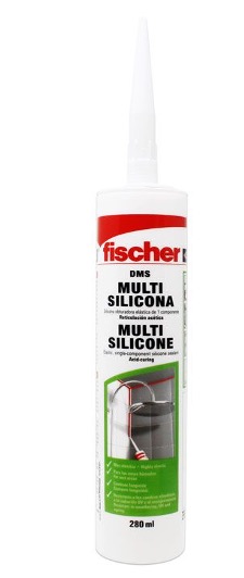 Silicón multiusos DMS transparente  Fischer