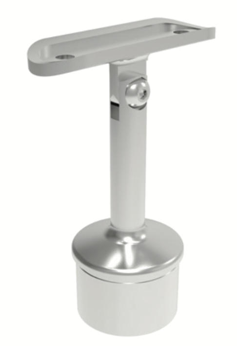Soporte de pasamanos base móvil
75mm para tubo de 38.1mm