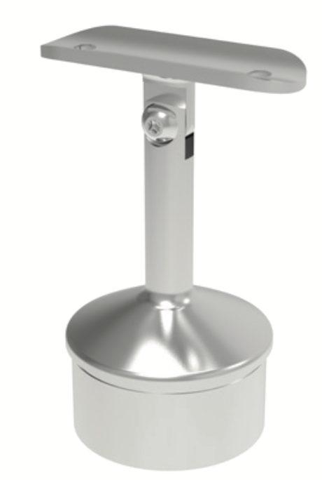 Soporte de pasamanos base móvil
75mm para tubo de 50.8mm