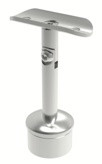 Soporte con base móvil de 80mm
para pasamanos con tubo de
38.1mm