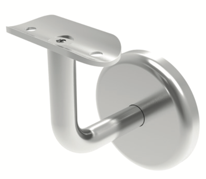 Soporte muro a tubo de 38.1mm
con tapa plana