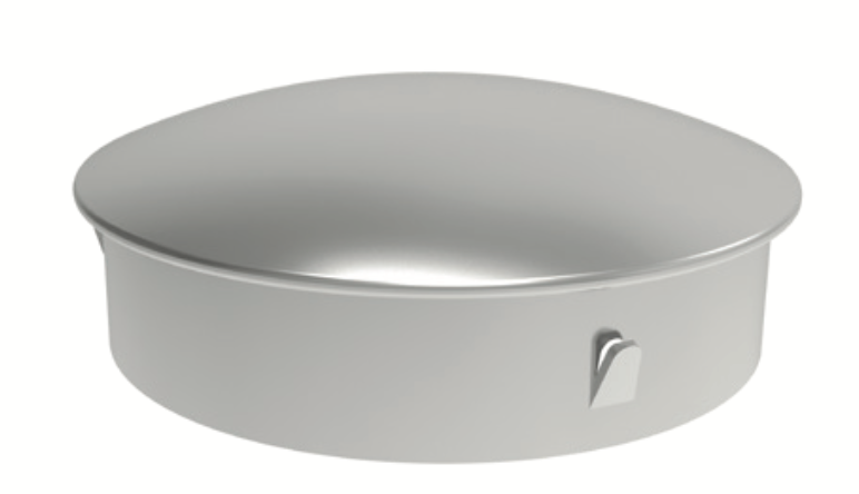 Tapa final curva para tubo de 50.8mm