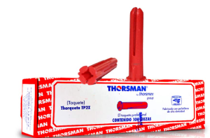 Taquetes de plástico  rojo Thorsman