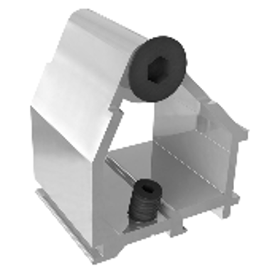 Unión Pilastra de Aluminio para Puerta