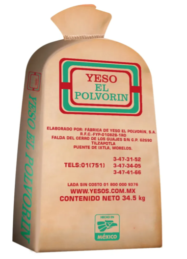 YESO PARA LA CONSTRUCCION BULTO DE 34.5KG